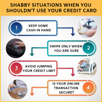 7 shabby situations when you shouldn’t use your credit card