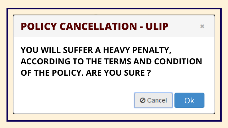 Policy Cancellation - ULIP