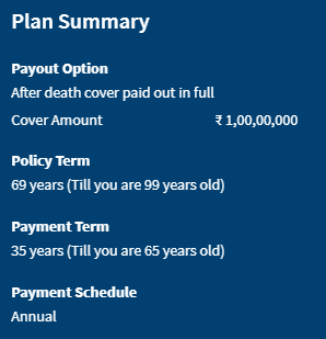 Income replacement option