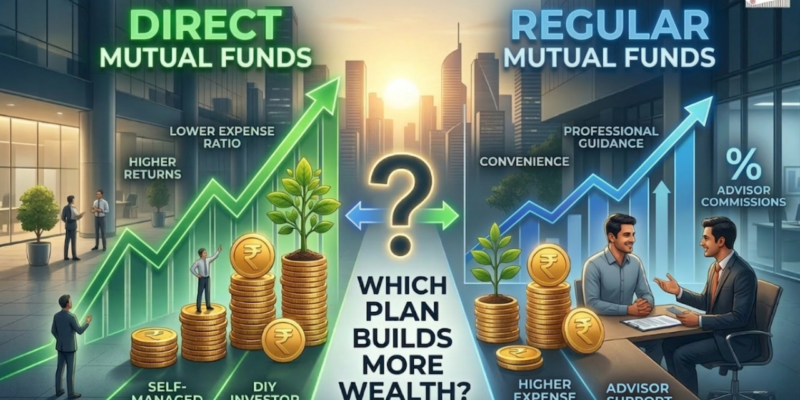 Direct vs Regular Mutual Funds Which Plan Builds More Wealth