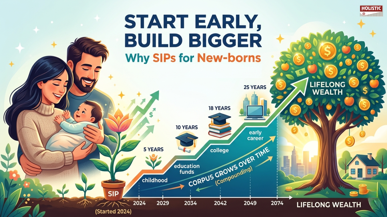 Start Early, Build Bigger: Why SIPs for New-borns Can Create Lifelong Wealth