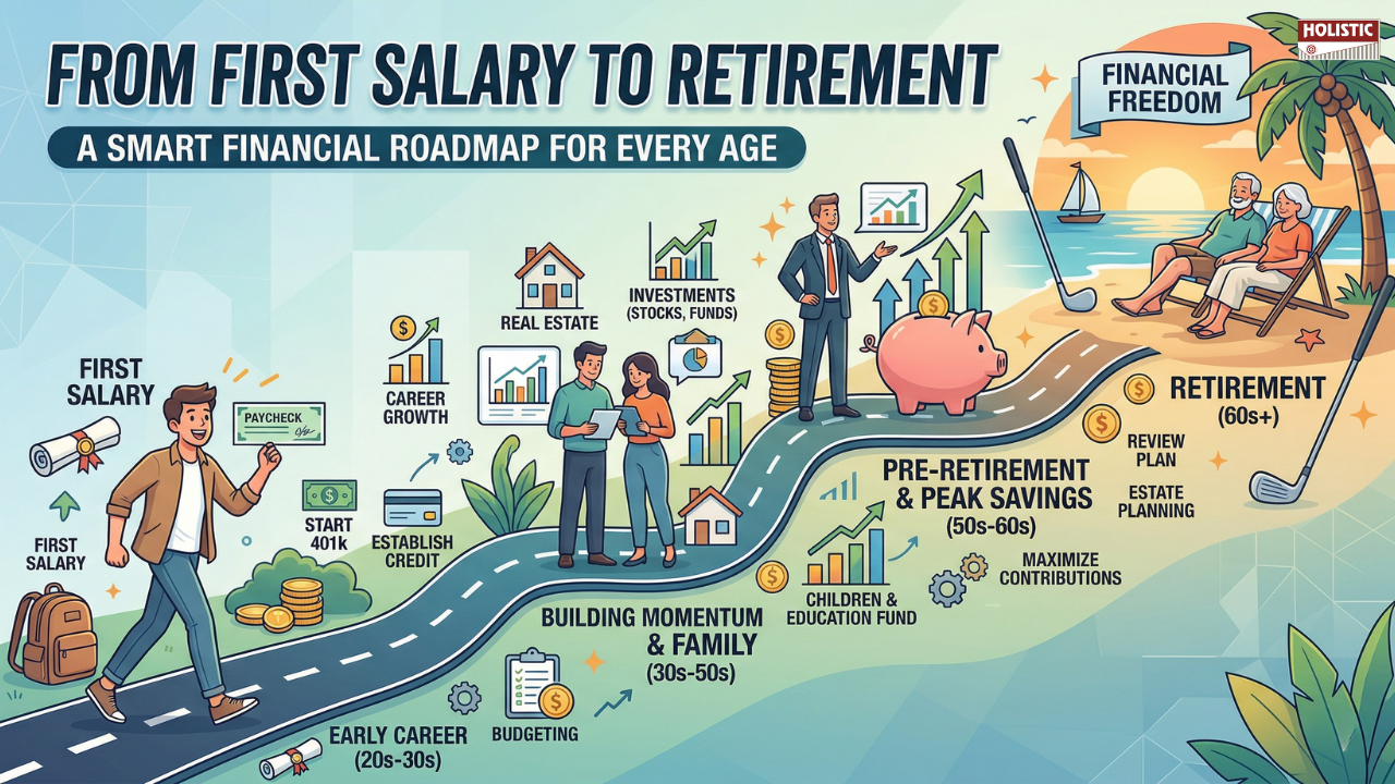 From First Salary to Retirement: A Smart Financial Roadmap for Every Age
