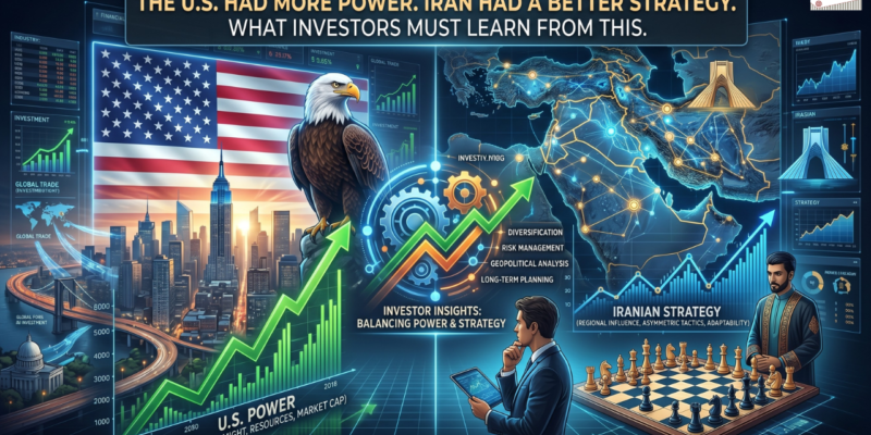 The U.S. Had More Power. Iran Had a Better Strategy. What Investors Must Learn From This