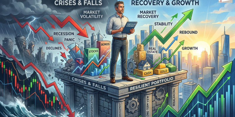 Building a Portfolio That Survives Crises: Lessons from Market Falls and Recoveries