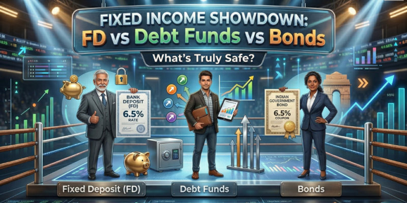 Fixed Income Showdown: FD vs Debt Funds Vs Bonds—What’s Truly Safe?
