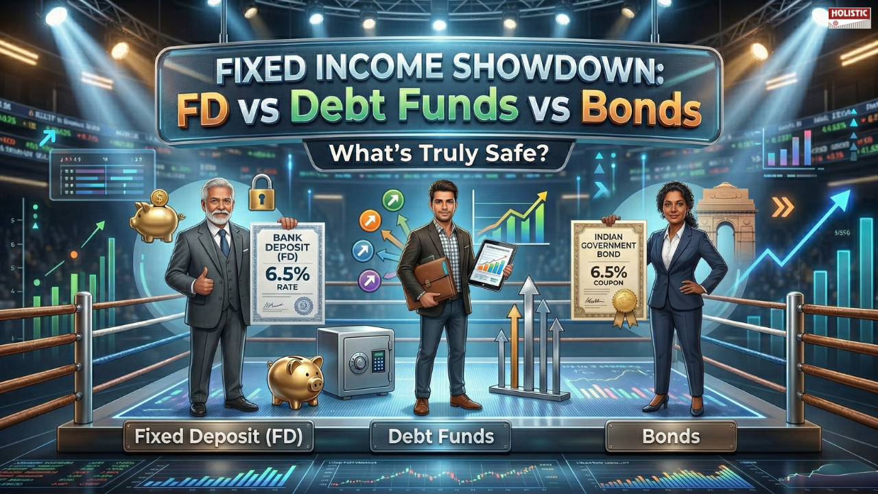 Fixed Income Showdown: FD vs Debt Funds Vs Bonds—What’s Truly Safe?