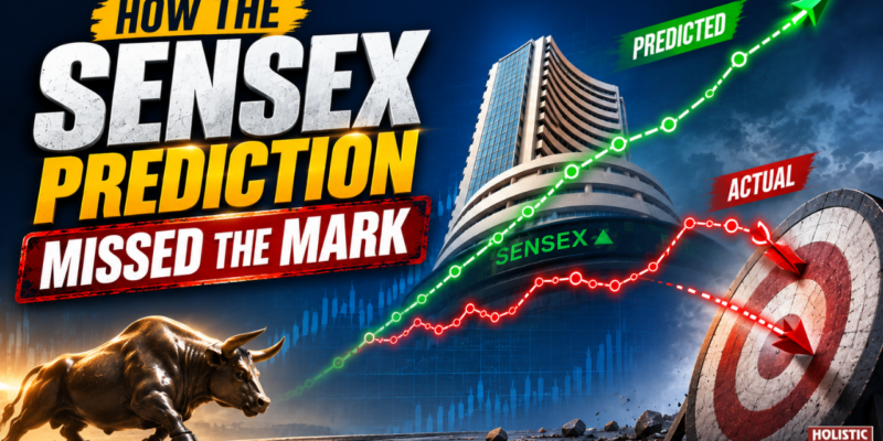 Sensex Prediction 2025 Missed by ~8,000 Points: The Real Lesson for 2026 & 2027 Investors