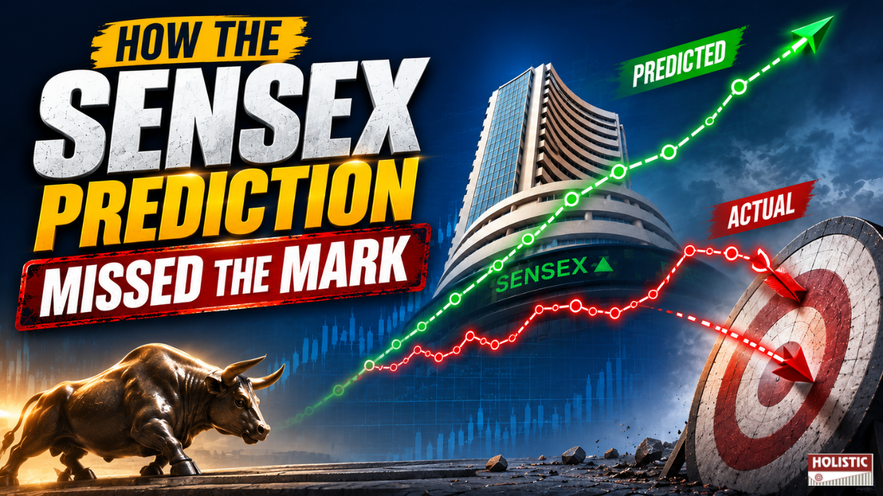 Sensex Prediction 2025 Missed by ~8,000 Points: The Real Lesson for 2026 & 2027 Investors
