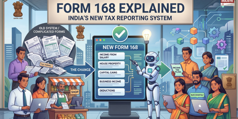 Form 168 Explained: What India's New Tax Reporting System Means for Income Tax Filers
