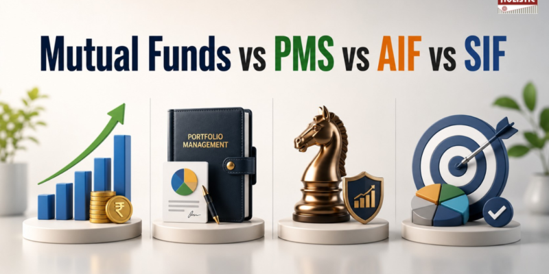 Mutual Funds vs PMS vs AIF vs SIF: Which Investment Vehicle Is Right for You?