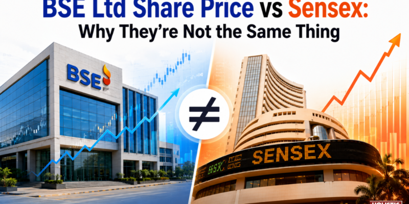 BSE Ltd Share Price vs Sensex: Why They're Not the Same Thing