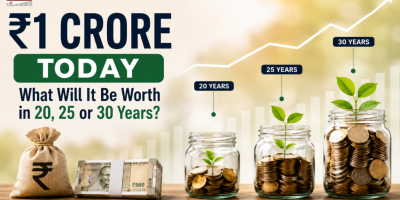₹1 Crore Today: What Will It Be Worth in 20, 25 or 30 Years?