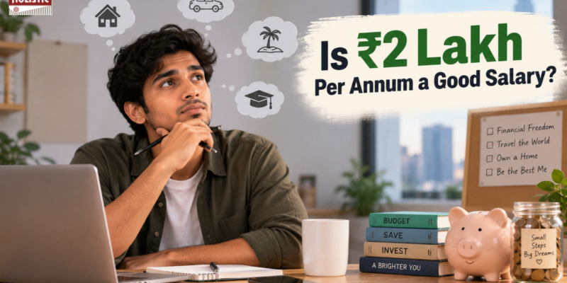 ₹2 Lakh Per Annum a Good Salary A Realistic Financial Plan for Entry-Level Earners